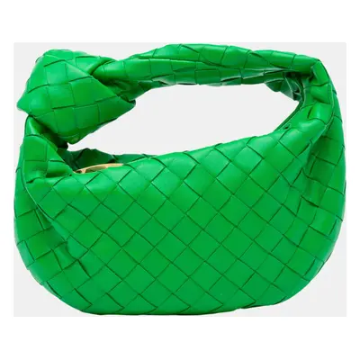 Bottega Veneta Green Mini Nappa Intrecciato Jodie