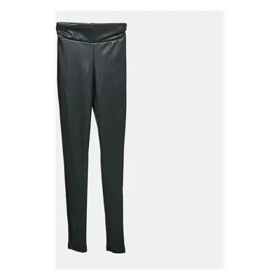 Nookie Black Faux Leather Skinny Viktoria Pants