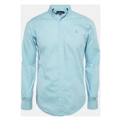 Polo Ralph Lauren Blue Cotton Slim Fit Button Down Shirt