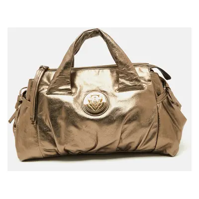 Gucci Metallic Gold Leather Hysteria Tote