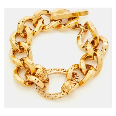 Versace Meduasa Gold Tone Bracelet