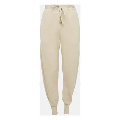 Chloe Beige Cashmere Knit Iconic Track Pants