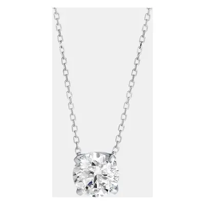 18k White Gold Elegant 1.00 ct Lab Grown Diamond Chain Necklace