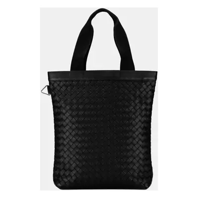 Bottega Veneta Black Intrecciato Hydrology Tote