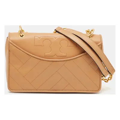 Tory Burch Tan Leather Alexa Shoulder Bag