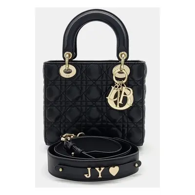 Dior Black Leather Lady Small Bag