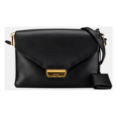 Prada Black Calfskin Ingrid Shoulder Bag