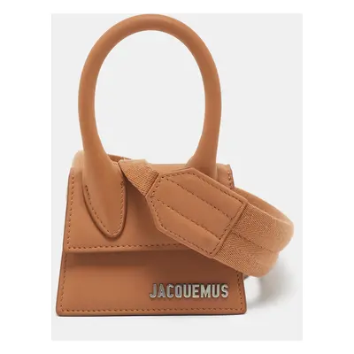 Jacquemus Brown Leather Le Chiquito Mini Bag