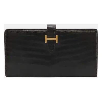 Hermes Crocodile Bearn Classic Wallet