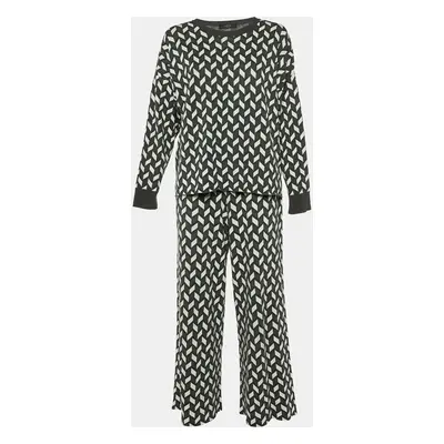 Weekend Max Mara Grey Zig Zag Lurex Knit Co-Ord Set