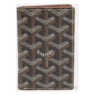 Goyard Black Goyardine Coated Canvas Saint Pierre Card Holder