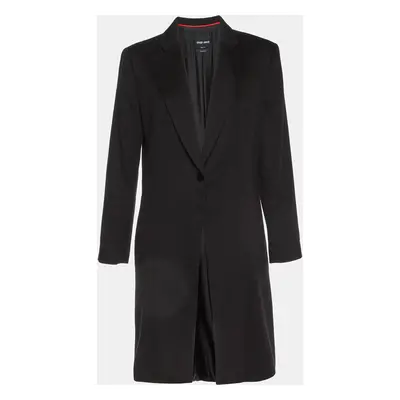 Giorgio Armani Black Cashmere Single Breasted Coat