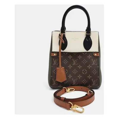 Louis Vuitton Multicolor Coated Canvas Monogram Fold Tote Bag PM