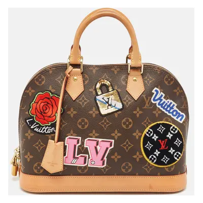 Louis Vuitton Monogram Canvas Patches Alma PM Bag