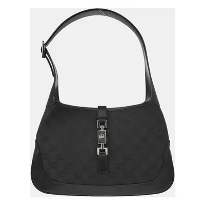 Gucci Black GG Jackie Handbag