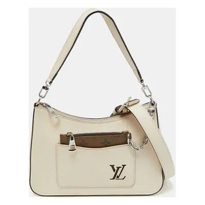 Louis Vuitton Cream EPI Leather Marelle Bag