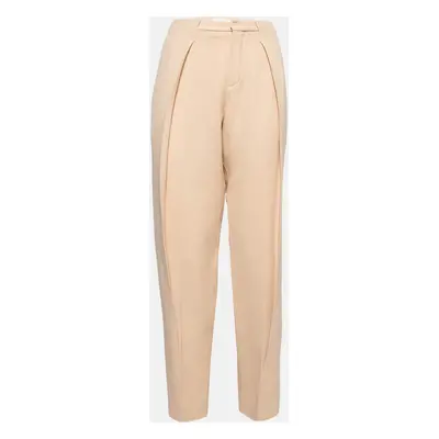 Chloe Light Beige Crepe Trousers