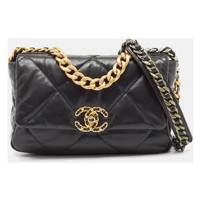 Chanel Black Quilted Leather Flap Bag