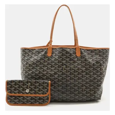 Goyard Black Canvas St. Louis PM Tote Bag