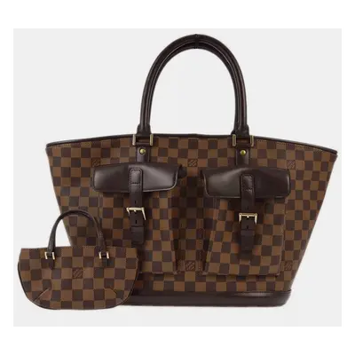 Louis Vuitton Brown Damier Manosque GM Tote Bag