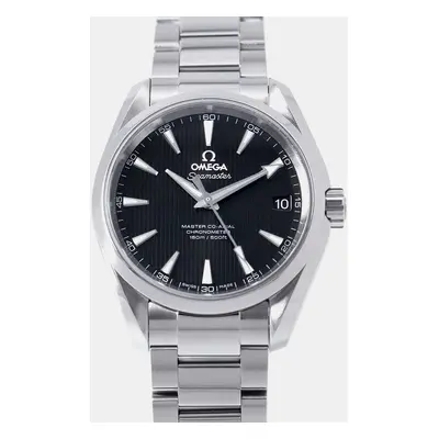 Omega Black Stainless Steel Seamaster Aqua Terra 231.10.39.21.01.002 Automatic Men's Wristwatch 