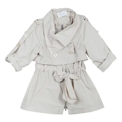 Scervino Street Girls Beige Trench Coat Yrs