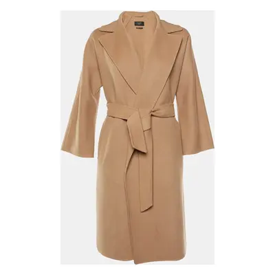 Weekend Max Mara Brown Wool Belted Coat