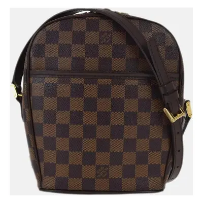 Louis Vuitton Brown Damier Ebene Canvas Ipanema PM Shoulder Bag