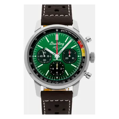 Breitling Green Stainless Steel Top Time AB01762A1L1X1 Automatic Men's Wristwatch mm