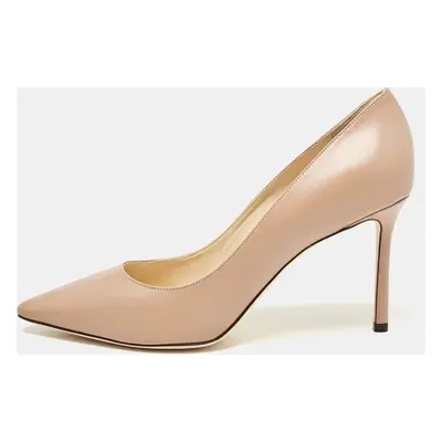 Jimmy Choo Beige Leather Romy Pumps Size