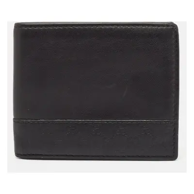 Gucci Black Microguccissima Leather Bifold Wallet