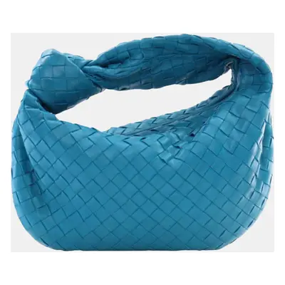 Bottega Veneta Blue Teen Nappa Intrecciato Jodie