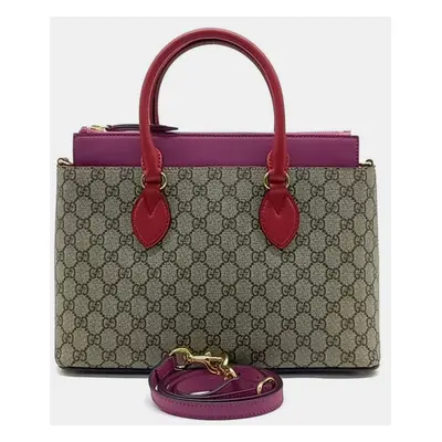 Gucci PVC tote and shoulder bag