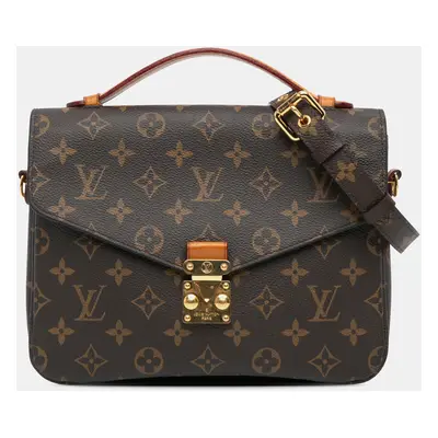 Louis Vuitton Brown Monogram Pochette Metis