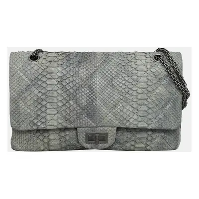 Chanel Large Python Reissue Double Flap Bag