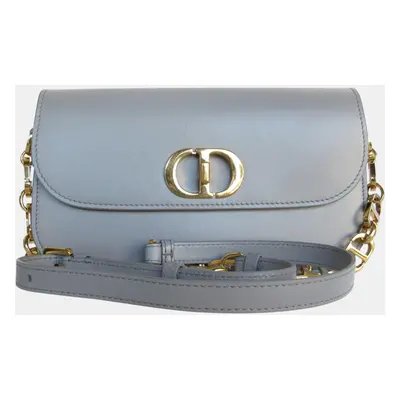 Dior Grey Leather Montaigne Shoulder Bag