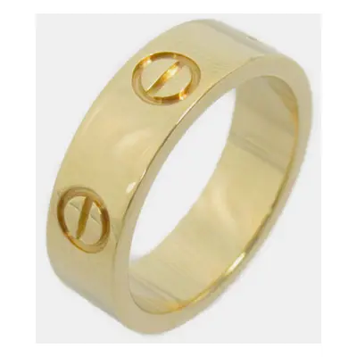 Cartier 18K Yellow Gold Love Band Ring EU