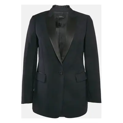 Joseph Navy Blue Single Breasted Hampsted Tuxedo Blazer