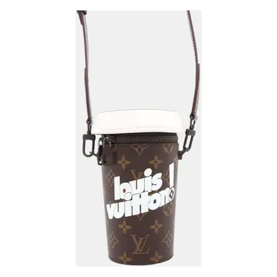 Louis Vuitton Brown Monogram Coffee Cup Shoulder Bag