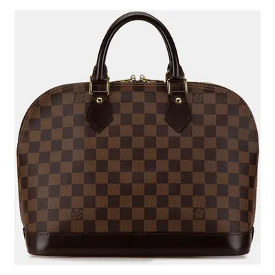 Louis Vuitton Brown Damier Ebene Alma PM Bag