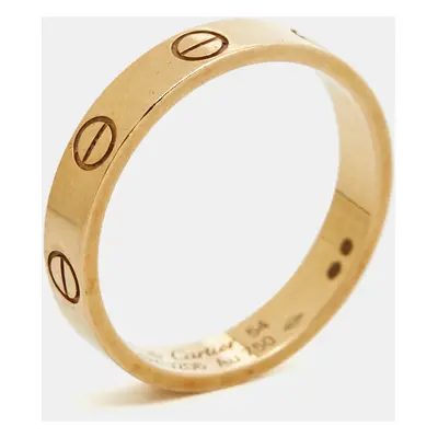 Cartier Love 18k Yellow Gold Wedding Band Ring Size