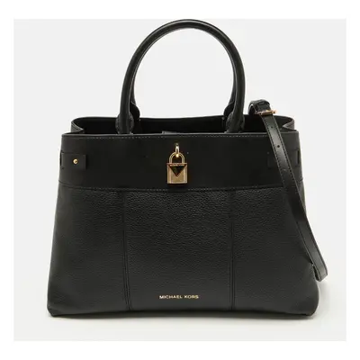 Michael Kors Black Leather Large Gramercy Satchel