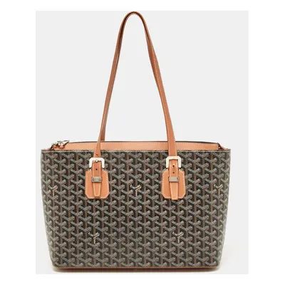 Goyard Brown Goyardine Coated Canvas and Leather Okinawa PM Tote