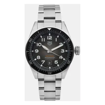 Tag Heuer Autavia Steel Black Dial Automatic Wristwatch