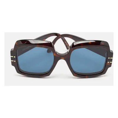 Dior Dark Brown Tortoise DiorSignature SU1 Square Sunglasses