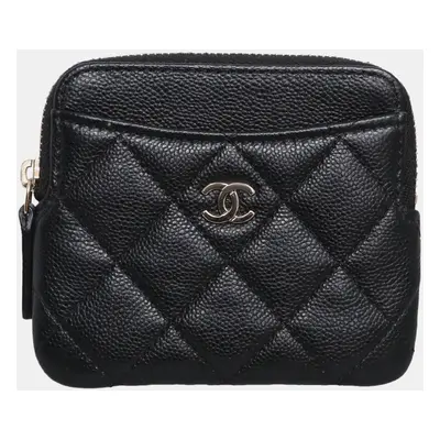 Chanel Caviar Quilted Zipped Coin Purse