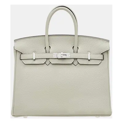 Hermes Gris Neve Togo Leather Birkin Bag