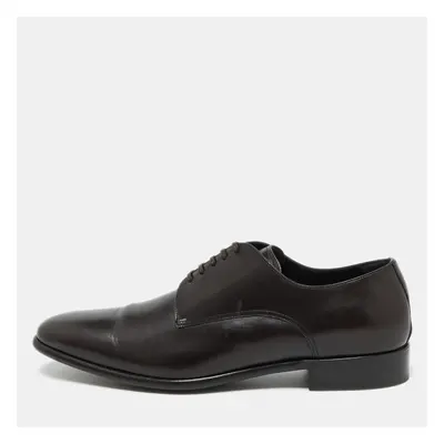 Dolce & Gabbana Dark Brown Leather Lace Up Derby Size