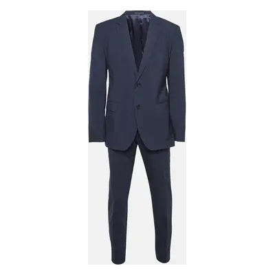 Boss By Hugo Boss Navy Blue Wool Blazer & Pants Suit Set