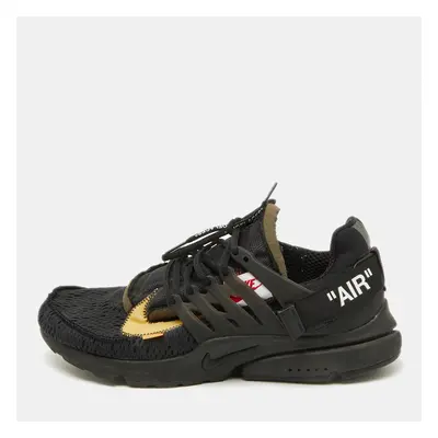 Off-White x Nike Black Mesh and Fabric Air Presto Sneakers Size